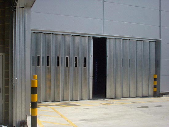 Industrial Folding Shutter Doors